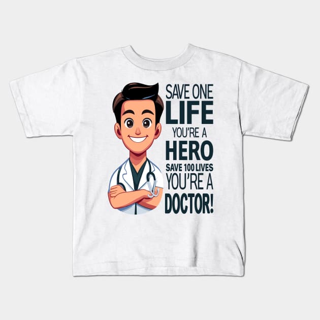 Hero to Healer Kids T-Shirt by maknatess